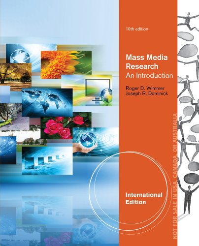 9781285074603: Mass Media Research, International Edition