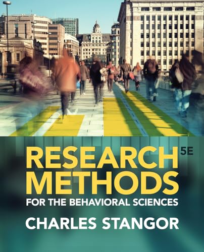 Stock image for Research Methods for the Behavioral Sciences for sale by BooksRun