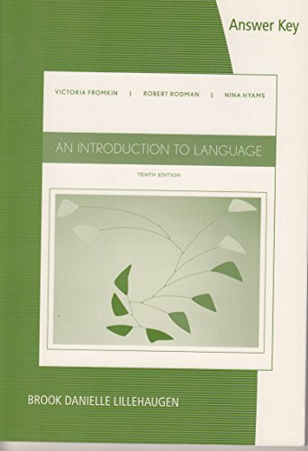 Stock image for AK Introduction to Language for sale by Better World Books: West