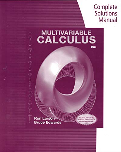 Stock image for Complete Solutions Manual to Multivariable Calculus 10e for sale by SecondSale