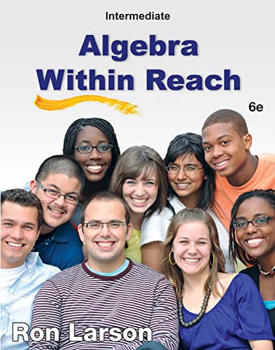 Imagen de archivo de Intermediate Algebra: Algebra Within Reach a la venta por Chiron Media