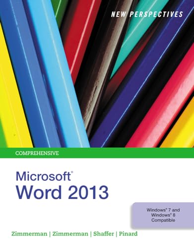 Beispielbild fr New Perspectives on MicrosoftWord 2013, Comprehensive zum Verkauf von Better World Books