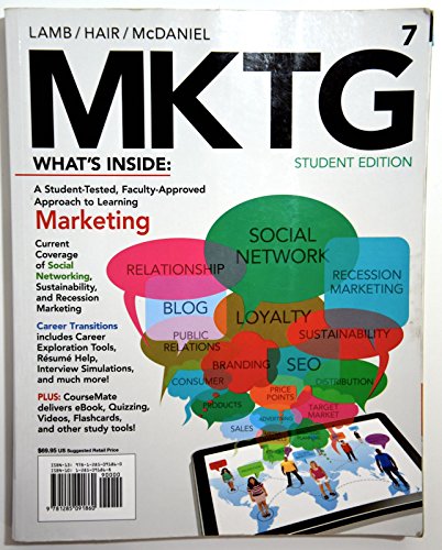 Imagen de archivo de MKTG 7 (with CourseMate with Career Transitions Printed Access Card) (New, Engaging Titles from 4LTR Press) a la venta por SecondSale
