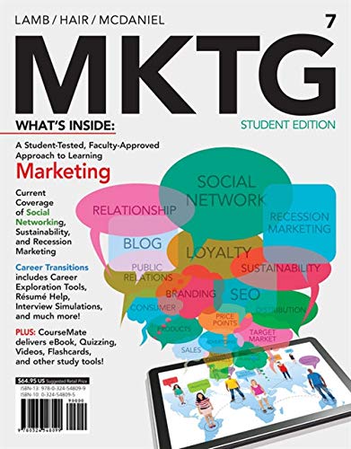 Stock image for MKTG 7 (with CourseMate with Career Transitions Printed Access Card) (New, Engaging Titles from 4LTR Press) for sale by Off The Shelf