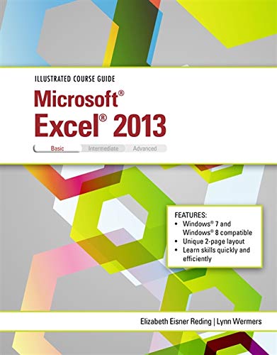 Imagen de archivo de Illustrated Course Guide: Microsoft Excel 2013 Basic a la venta por HPB-Red
