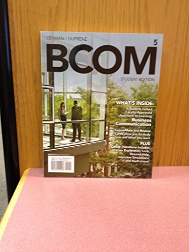 9781285094243: BCOM 5 (with CourseMate Printed Access Card) (New, Engaging Titles from 4LTR Press)