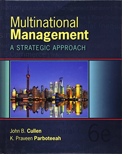 Imagen de archivo de Multinational Management: A Strategic Approach a la venta por ThriftBooks-Atlanta