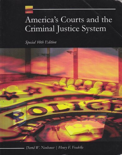 Stock image for America's Courts and the Criminal Justice System for sale by HPB-Red