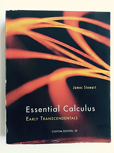 Stock image for Essential Calculus:early Trans.>custom< for sale by SecondSale