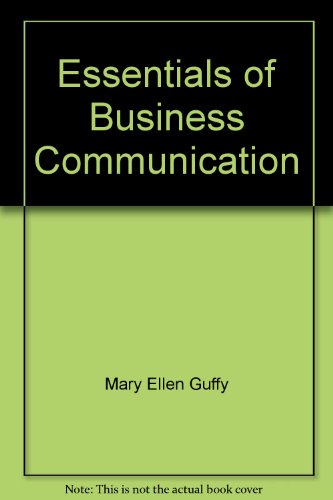 9781285109732: Essentials of Business Communication (Paperback)