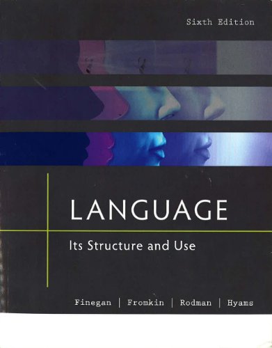 Language: It's Structure & Use (Custom) (9781285114002) by Edward Finegan