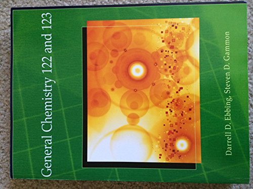 Stock image for General Chemistry 122 and 123 for sale by ThriftBooks-Atlanta