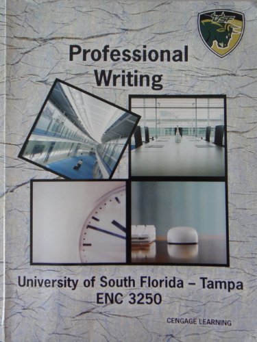 Imagen de archivo de Professional Writing ENC 3250; Essentials of Business Communication Custom for University of South Florida-Tampa a la venta por a2zbooks