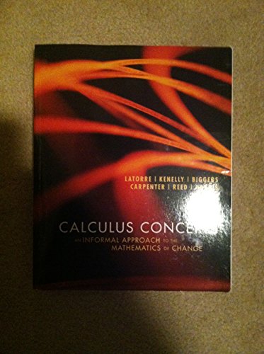 Imagen de archivo de CALCULUS CONCEPTS >CUSTOM< a la venta por Better World Books