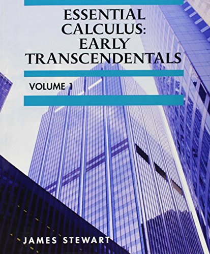 Imagen de archivo de Custom Essential Calculus: Early Transcendentals Volume 1 a la venta por Redux Books