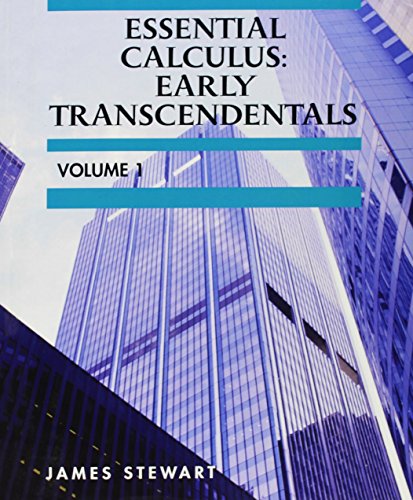 Stock image for Custom Essential Calculus: Early Transcendentals Volume 1 for sale by Redux Books