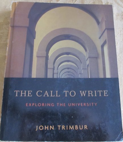 9781285128795: CALL TO WRITE:EXPLORING...>CUS
