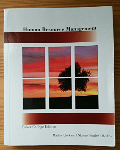 Imagen de archivo de Human Resource Management a la venta por Irish Booksellers