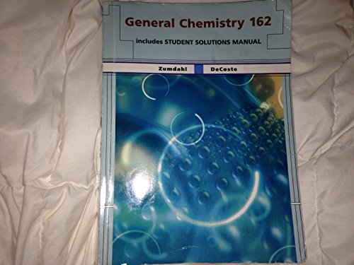 Stock image for General Chemistry 162 (UW Custom) 7th Edition for sale by SecondSale