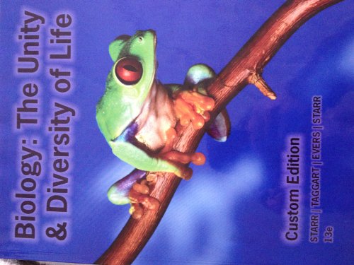 Biology: The Unity Diversity of Life (Custom Edi (9781285132037) by Cecie Starr
