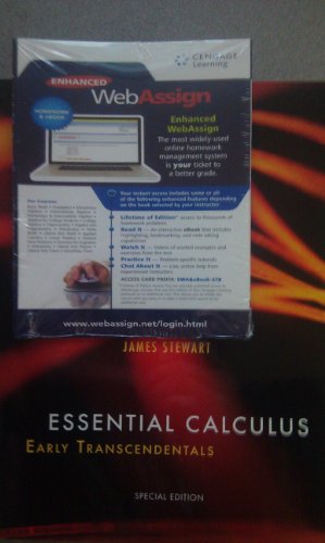 Immagine dell'editore per Essential Calculus: Early Transcendentals (With Enhanced WebAssign) (Special Edition) venduto da ThriftBooks-Atlanta