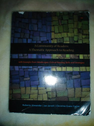 Beispielbild fr A Community of Readers: A Thematic Approach to Reading, 6e zum Verkauf von Wonder Book