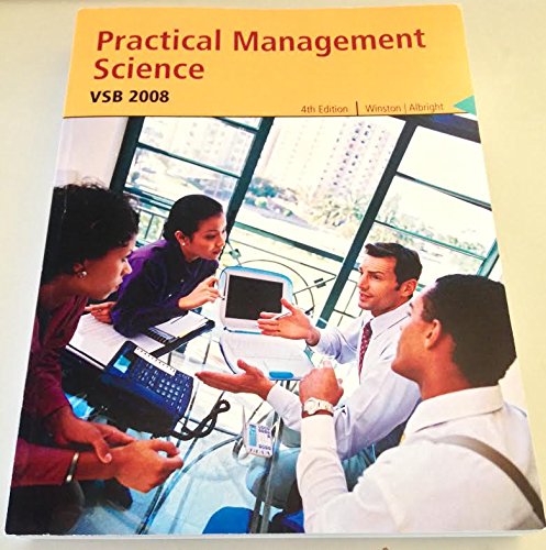 Stock image for Practical Management Science VSB 2008 for sale by Better World Books