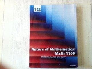 9781285144276: Nature of Mathematics: Math 1100-WIlliam Paterson University