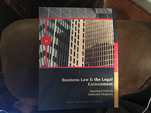 Business Law + Legal Environment (9781285151977) by MANN