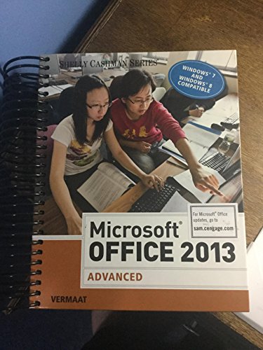 9781285166230: MicrosoftOffice 2013: Advanced