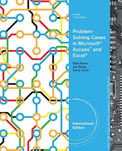 9781285167619: Problem-Solving Cases in Microsoft Access and Excel, International Edition