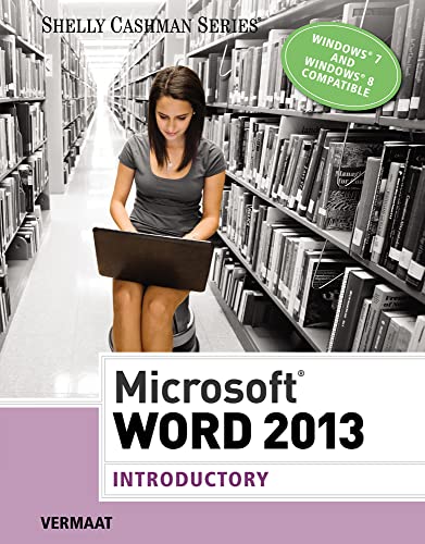 Microsoft Word 2013: Introductory (9781285167749) by Vermaat, Misty E.