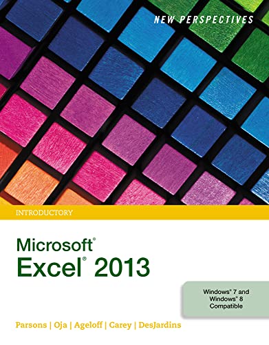 Imagen de archivo de New Perspectives on Microsoft Excel 2013, Introductory - Standalone book a la venta por Your Online Bookstore