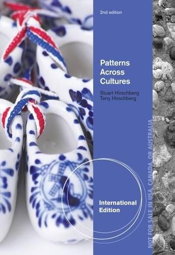 Stock image for Patterns Across Cultures for sale by SMASS Sellers