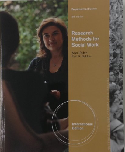 Stock image for Research Methods for Social Work for sale by Book Deals