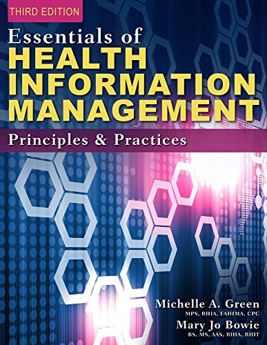 Imagen de archivo de Essentials of Health Information Management: Principles and Practices a la venta por SecondSale