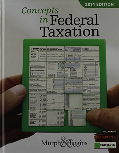 Imagen de archivo de Concepts in Federal Taxation 2014 a la venta por ThriftBooks-Dallas