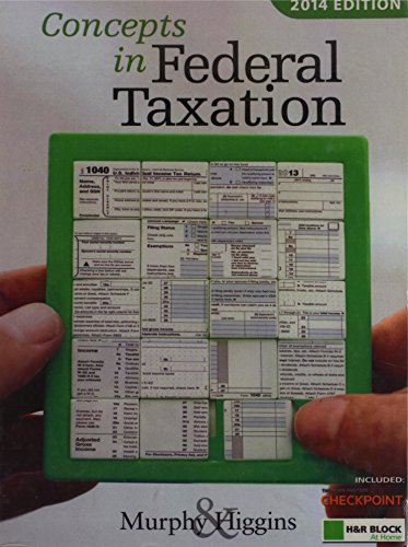 Imagen de archivo de Concepts in Federal Taxation 2014, Professional Edition (with H&R BLOCK At Home  Tax Preparation Software CD-ROM) a la venta por HPB-Red