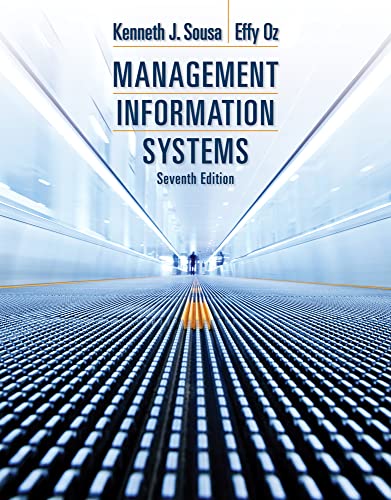 Stock image for Management Information Systems for sale by Better World Books