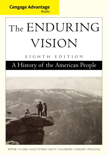 Stock image for The Enduring Vision : A History of the American People for sale by Better World Books: West