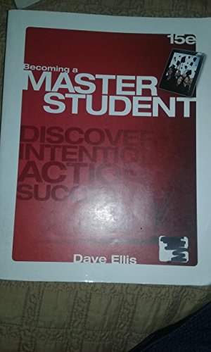 Stock image for Becoming a Master Student for sale by SecondSale