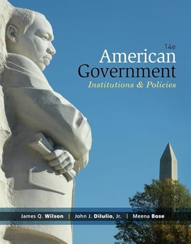 Imagen de archivo de American Government: Institutions & Policies a la venta por BooksRun