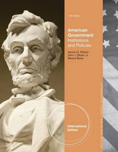 9781285195155: American Government: Institutions and Policies