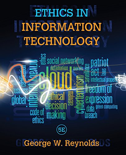 Imagen de archivo de Ethics in Information Technology a la venta por BooksRun