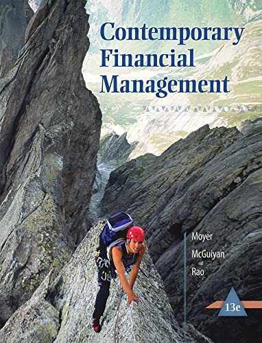 Beispielbild fr Contemporary Financial Management (with Thomson ONE - Business School Edition 6-Month Printed Access Card) zum Verkauf von Better World Books