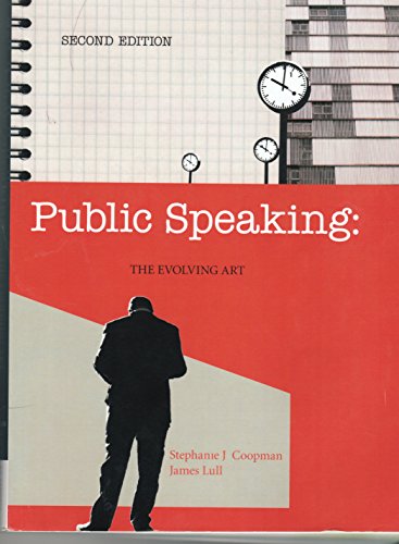 Public Speaking: The Evolving Act