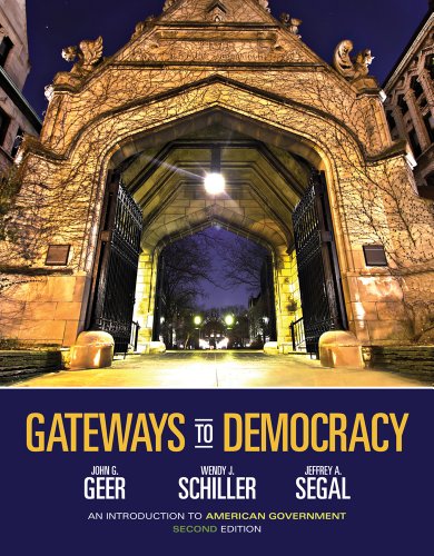 Stock image for Gateways to Democracy: An Introduction to American Government (Book Only) for sale by ThriftBooks-Atlanta