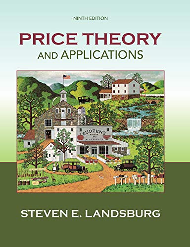 Stock image for Price Theory and Applications (Upper Level Economics Titles) for sale by A Team Books