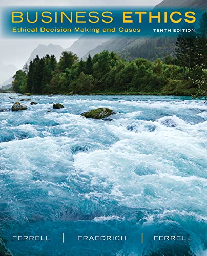 Beispielbild fr Business Ethics: Ethical Decision Making and Cases zum Verkauf von BooksRun