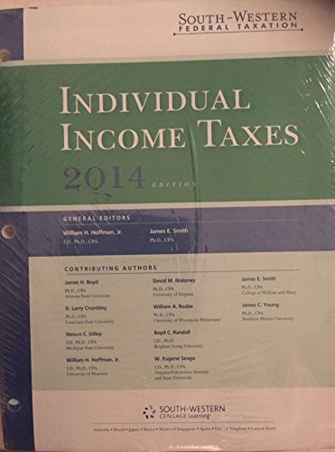 Stock image for South-Western Federal Taxation 2014: Individual Income Taxes 37th Edition for sale by redgorillabooks